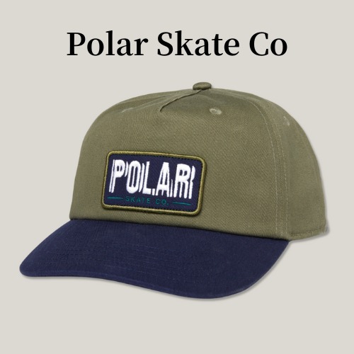 [Polar Skate Co]* EARTHQUAKE * 5パネル キャップ Green