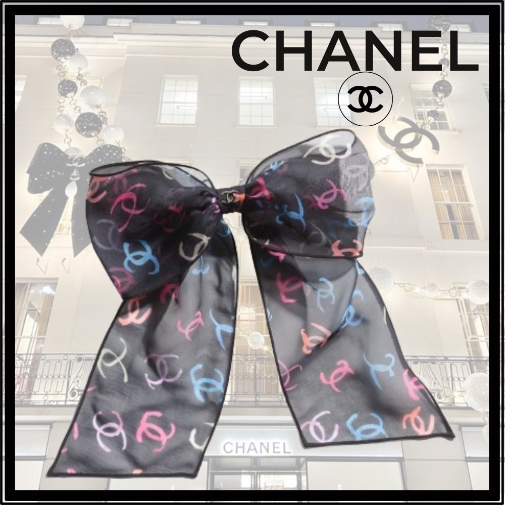 【カラフルロゴが特徴★】CHANEL ヘアアクセ バレッタ