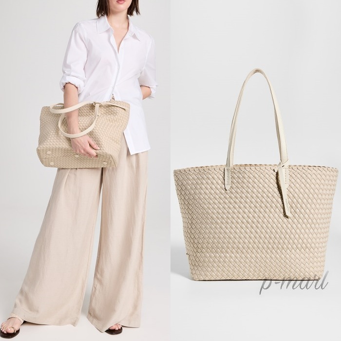 国内発*Naghedi Jet Setter Small Tote トートバッグ Ecru