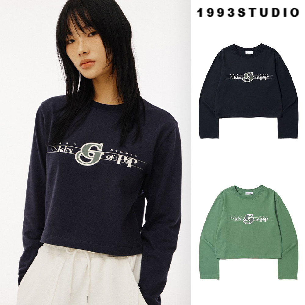 【1993studio】24SS★ POP Crop Long Sleeve