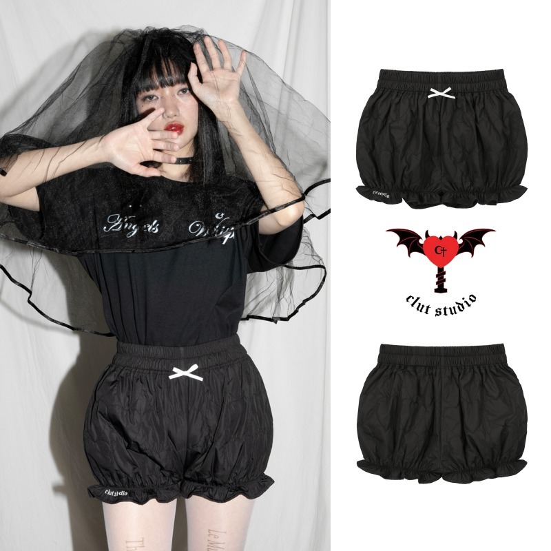 【CLUT STUDIO】0 9 Heart Pumpkin Shorts