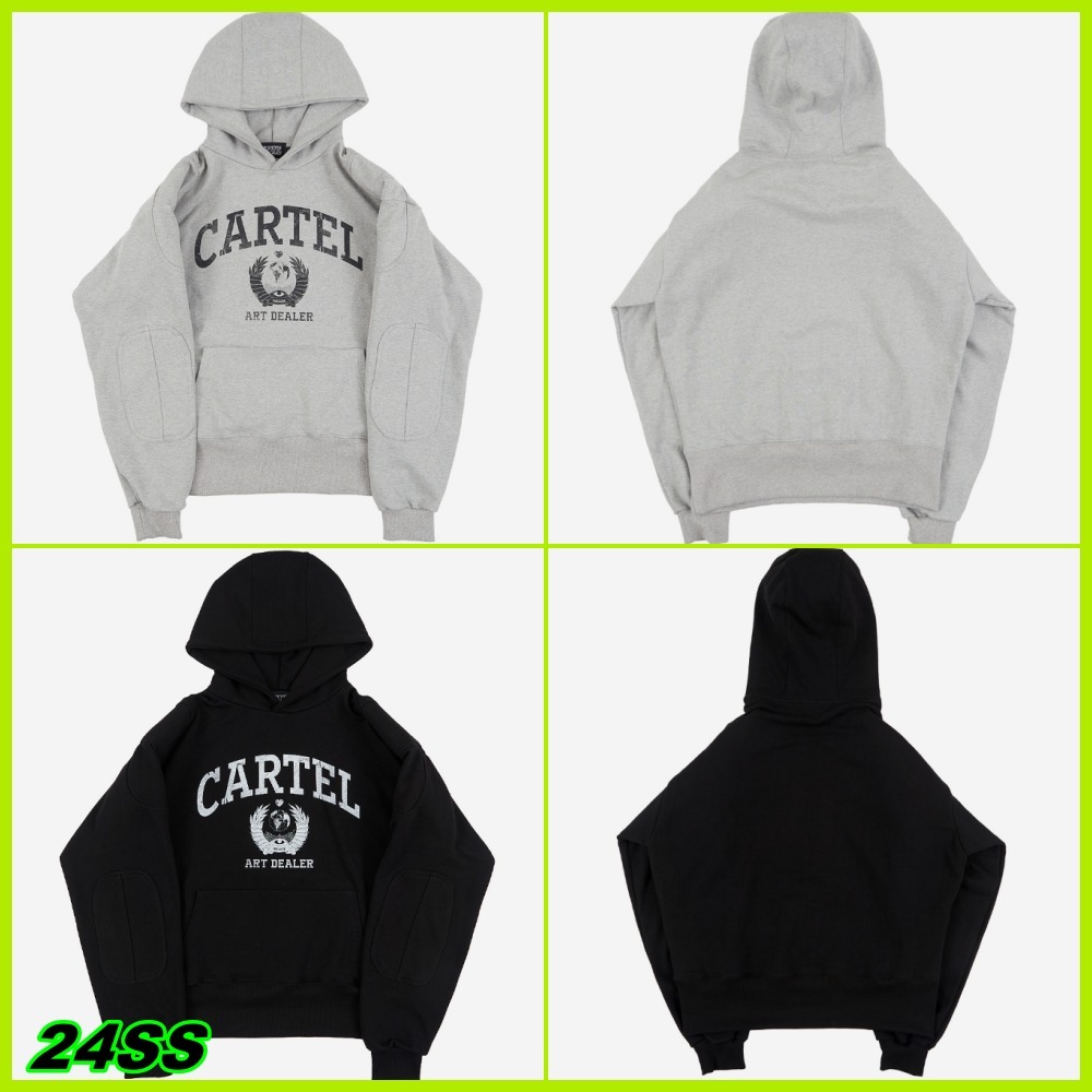 【SundayOffClub】Cartel Shoulder Padded Heavy Terry Hoodie