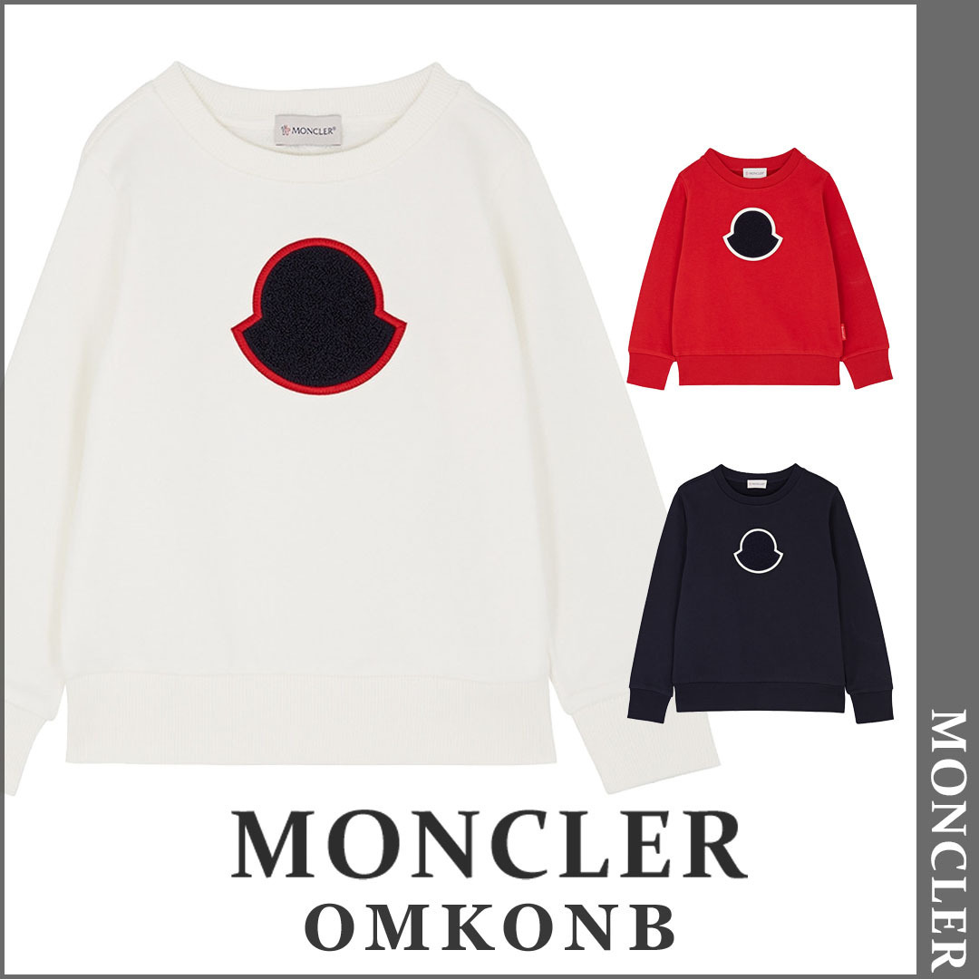 【国内発送・関税込】MONCLER キッズロゴスウェットシャツ