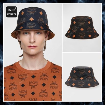 MCM Wide-brimmed Hats Unisex Street Style Oversized Bucket Hats Wide-brimmed Hats