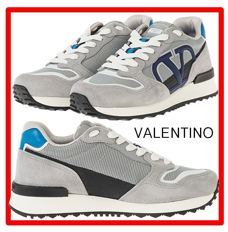 ★韓国の人気★【VALENTINO】★Vロゴロートップスニーカー★