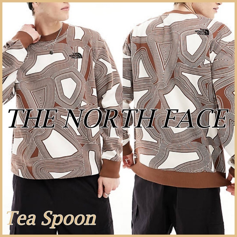THE NORTH FACE◆GEOプリント フリース スウェットシャツ 送料込