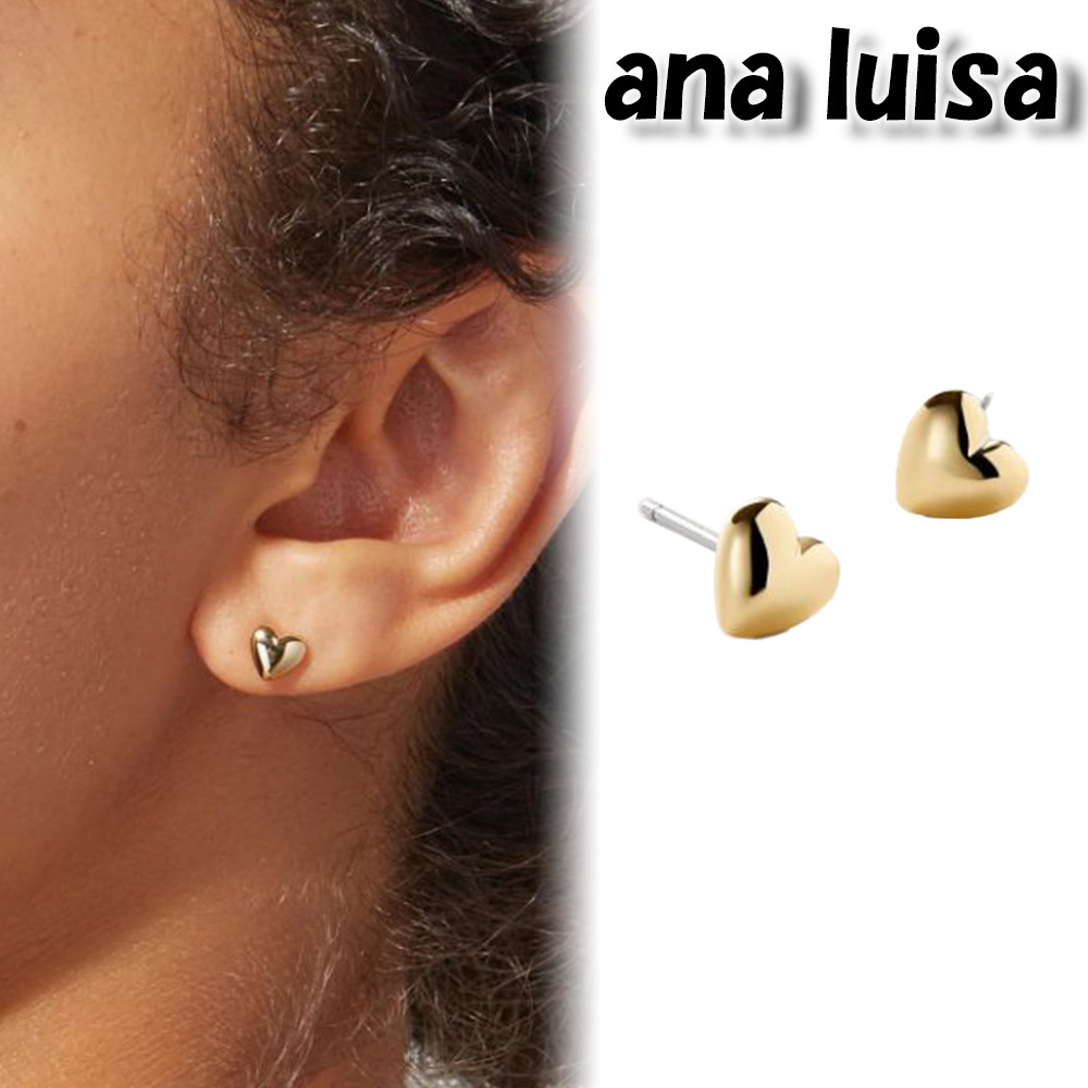 ana luisa アナルイサ ピアス LEV STUDS ハート ピアス ギフト