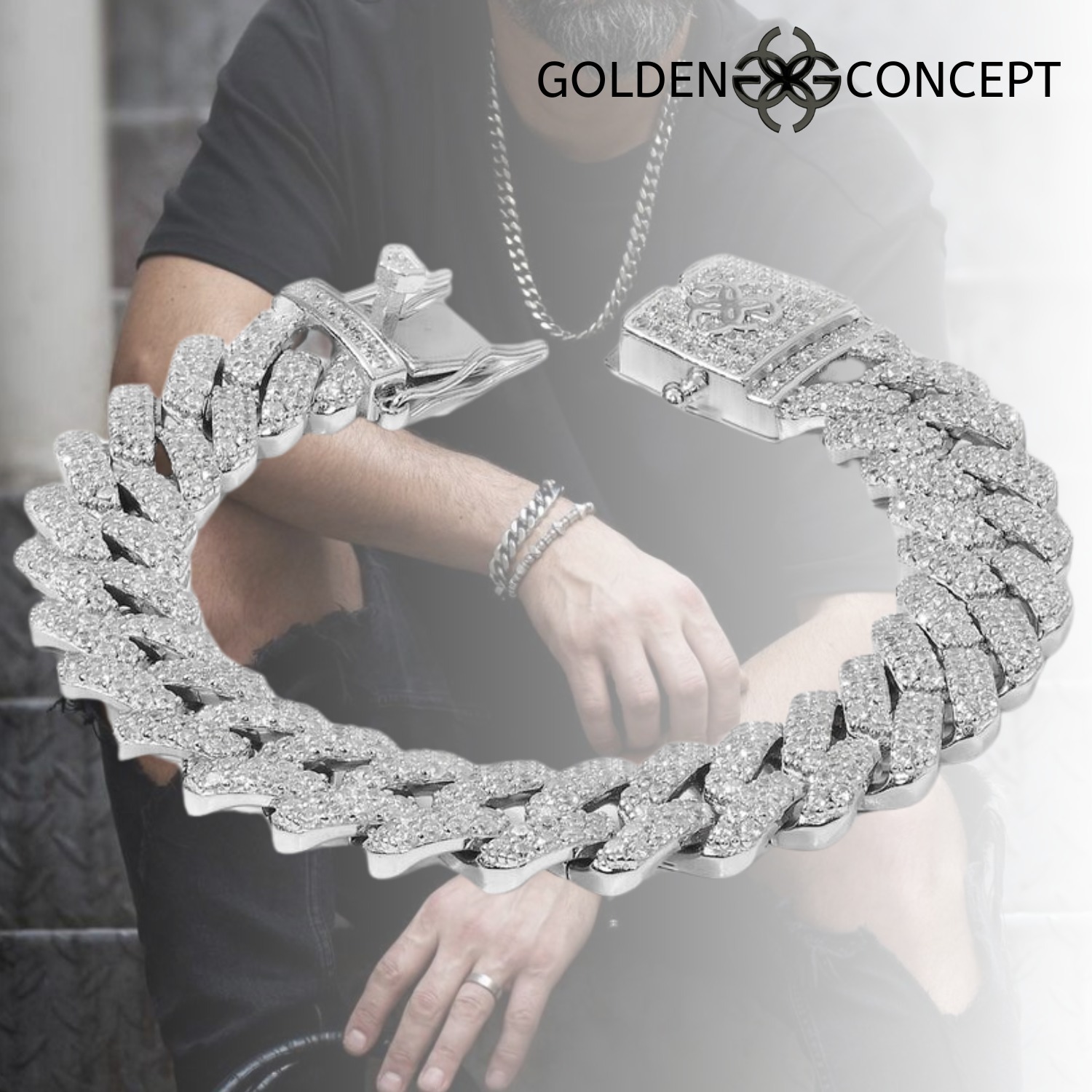 GOLDEN CONCEPT ゴールデンコンセプト Cuban Link ブレスレット