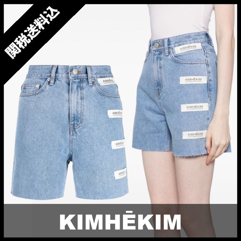 【KIMHEKIM】2ポケットデニムショートパンツ（ホワイト） KIMHEKIM】2ポケットデニムショートパンツ（ホワイト）