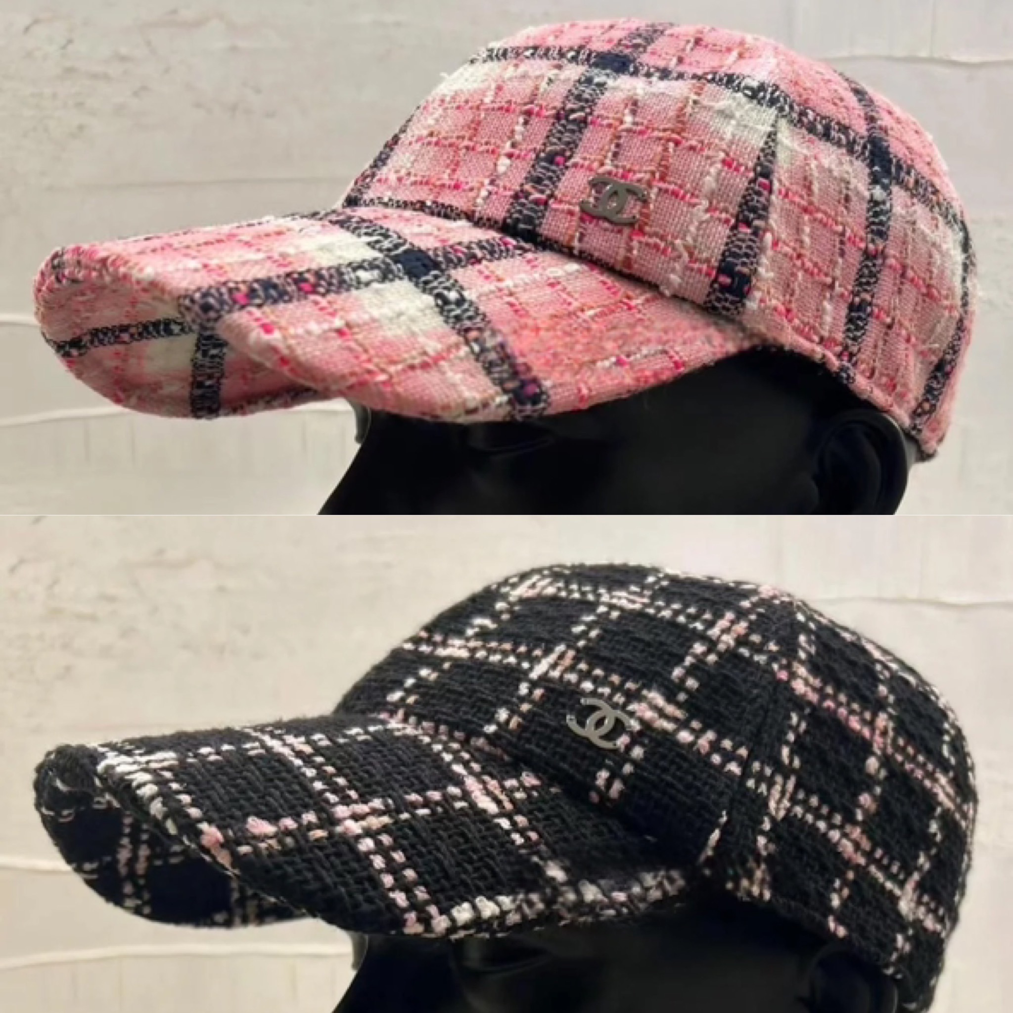 【秋冬コーデにぴったり♪】CHANEL キャップ 帽子 ツイード