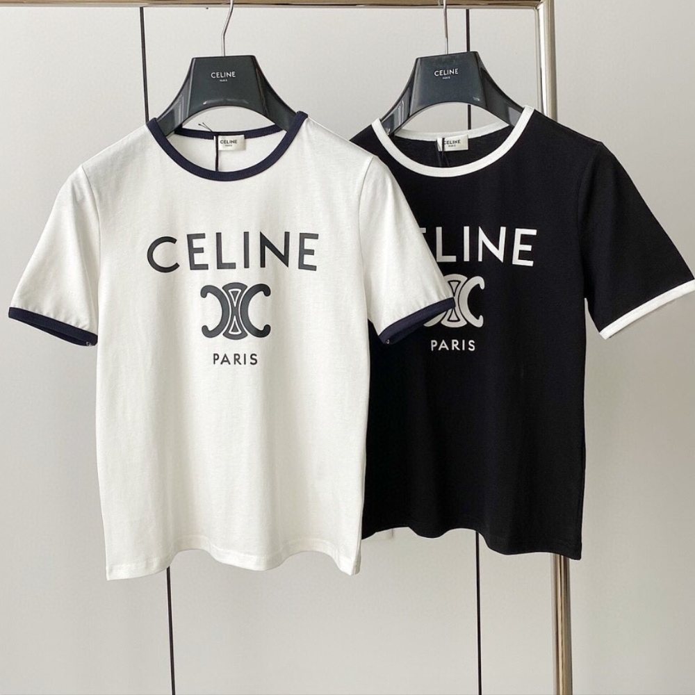 【CELINE】CELINE PARIS Tシャツ コットンジャージー トリオンフ