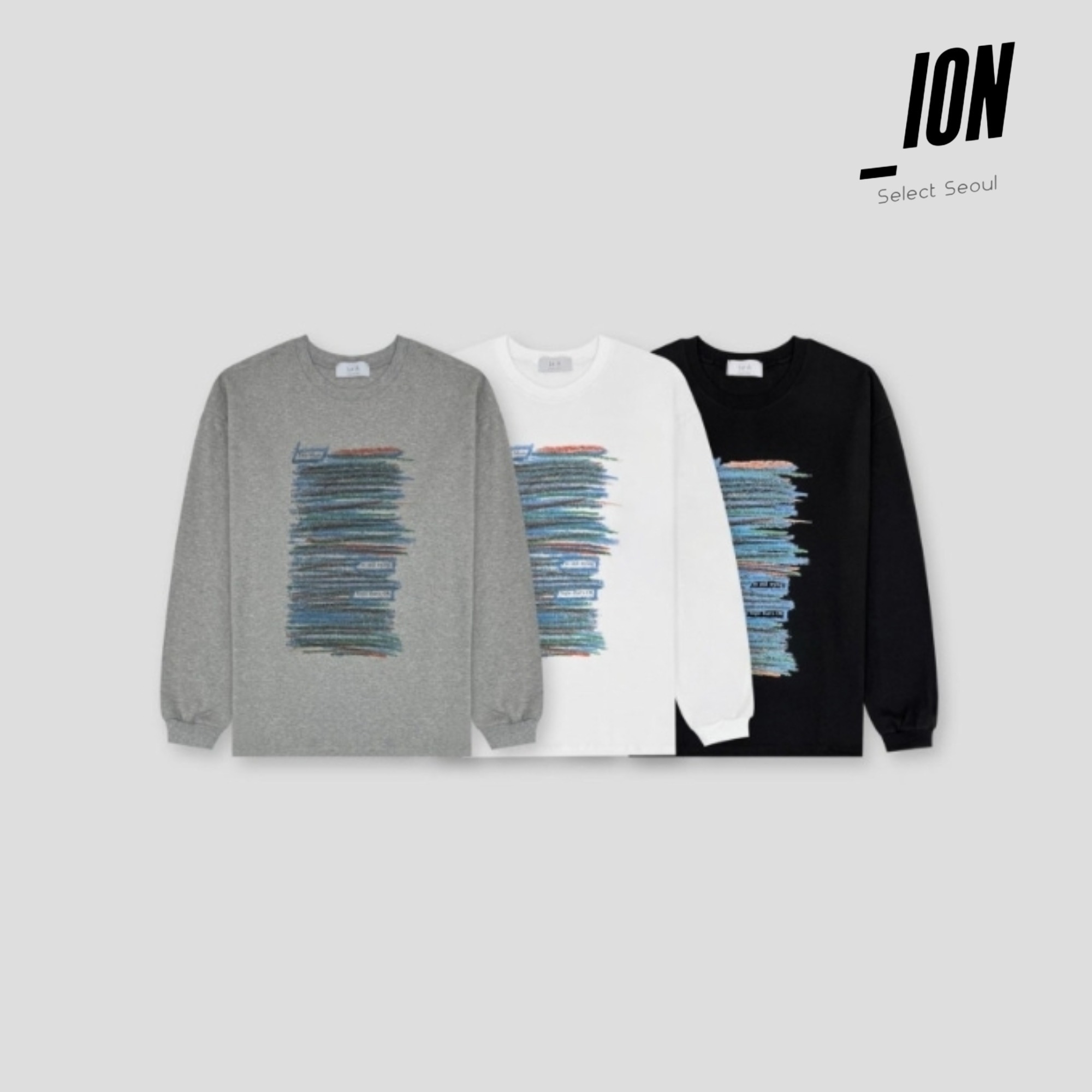 Tシャツ・カットソー IONSEOUL Crayon Long Sleeve T-shirts