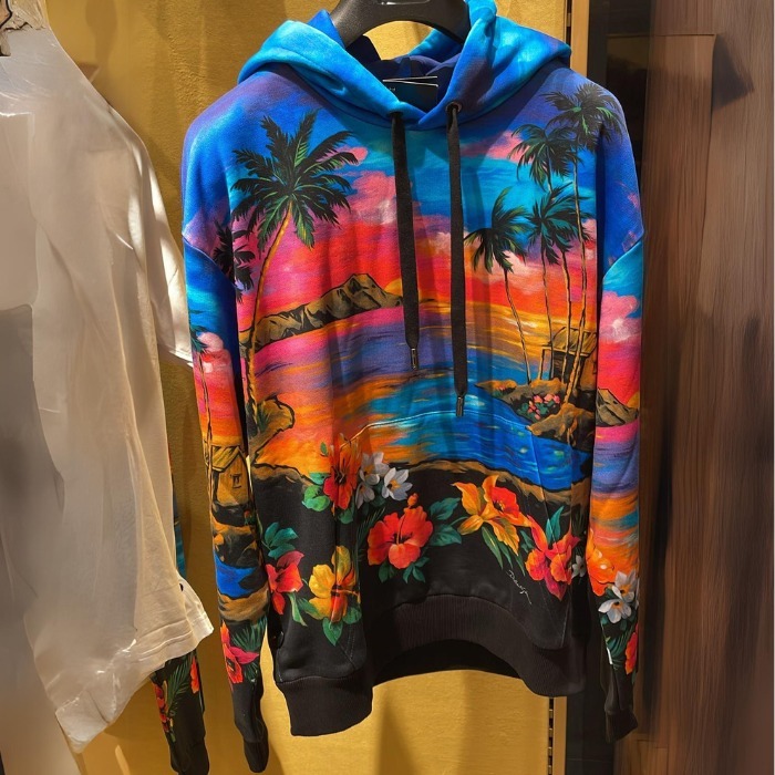 希少 DOLCE&GABBANA ドルガバ グラフィックプリント パーカー