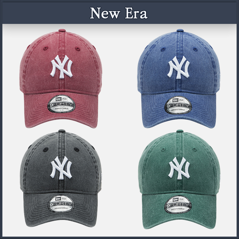 【New Era】★兼用★MLBピグメントアシッドボールキャップ