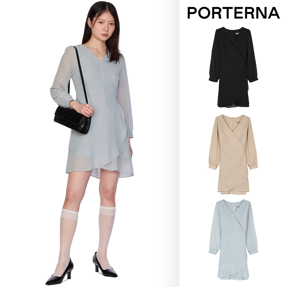 【PORTERNA】Percy chiffon short one piece