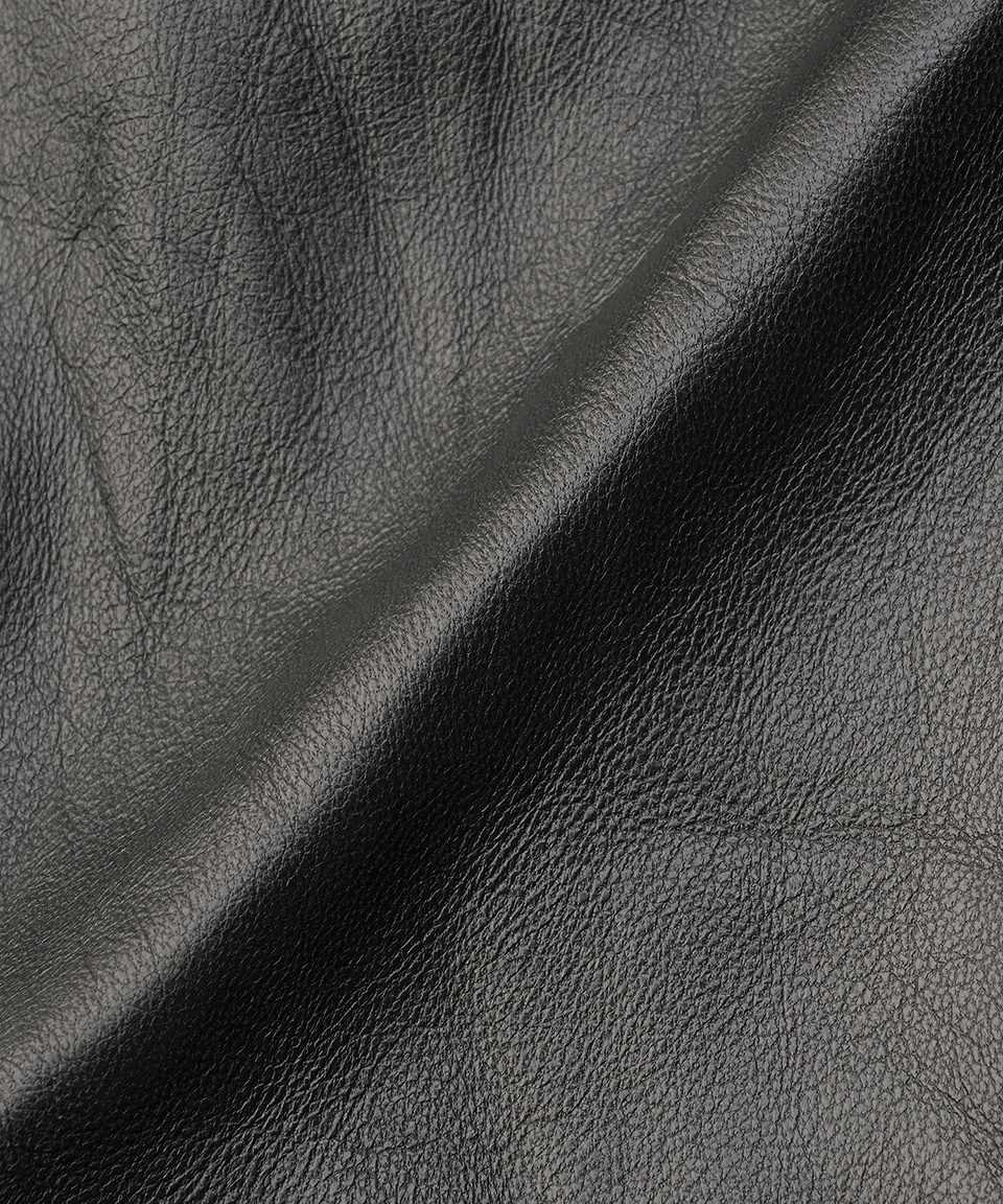 《SAINT LAURENT》 CROPPED LAMBSKIN BIKER JACKET