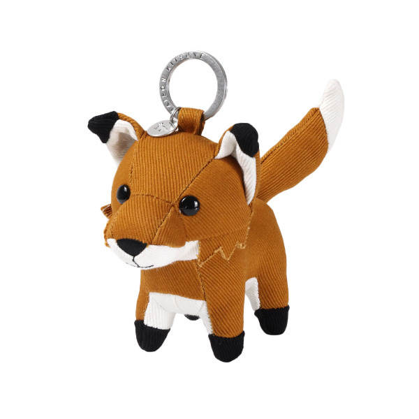 【MAISON KITSUNE】きつねバッグチャームキーリング★人気★ ☆MAISON KITSUNE☆FOX BAG CHARM バッグチャーム キーホルダー3