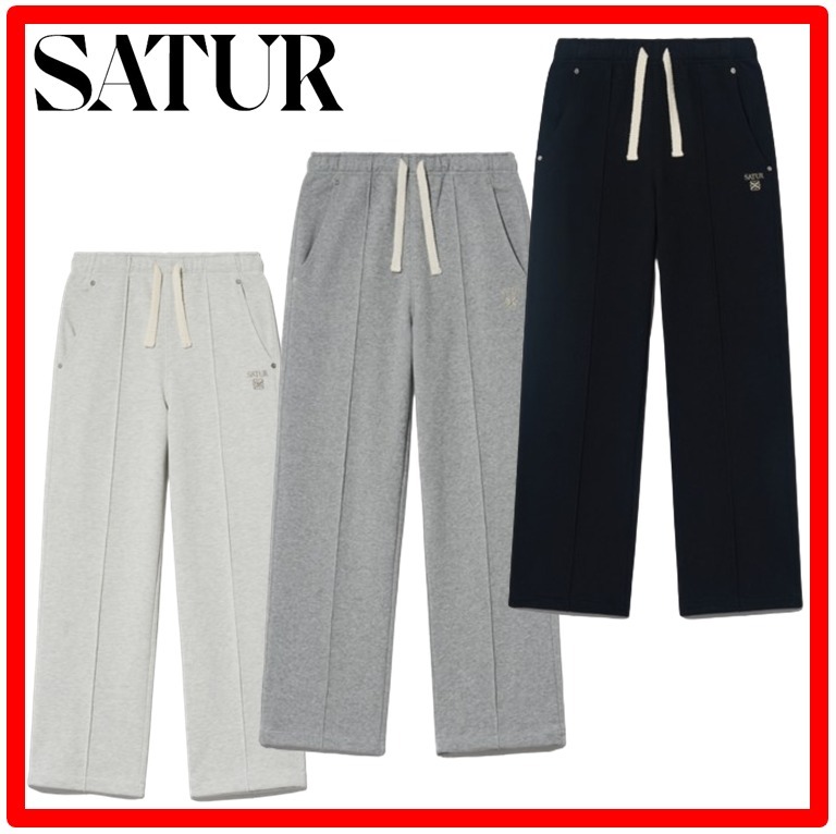 ★韓国の人気★【SATUR】★Etna Lounge Straight Sweatpant.s★