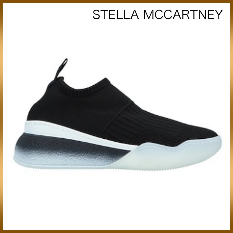 【STELLA MCCARTNEY】ロゴ ウェッジ ソール 厚底 スニーカー