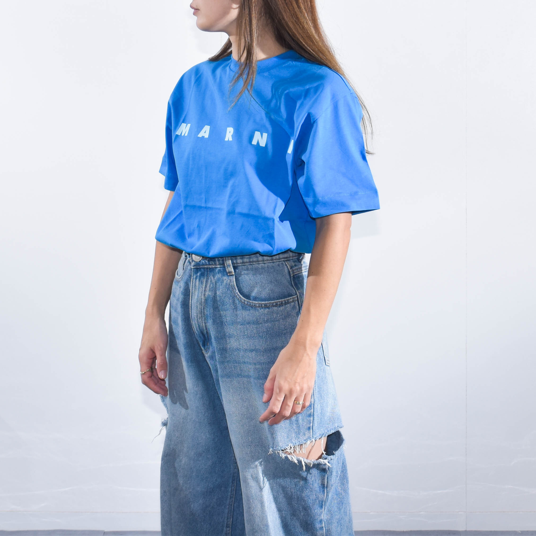楽天市場】マルニ Tシャツ キッズ ロゴ 大人もOK レディース