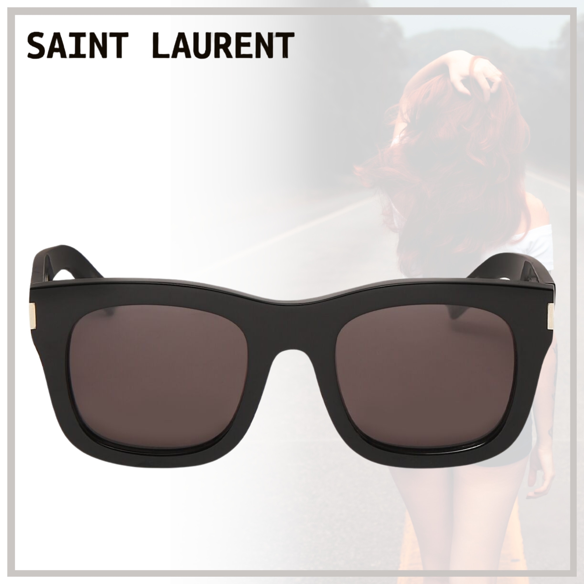圧倒的存在感の【SAINT LAURENT】SL650 スクエアサングラス 24SS