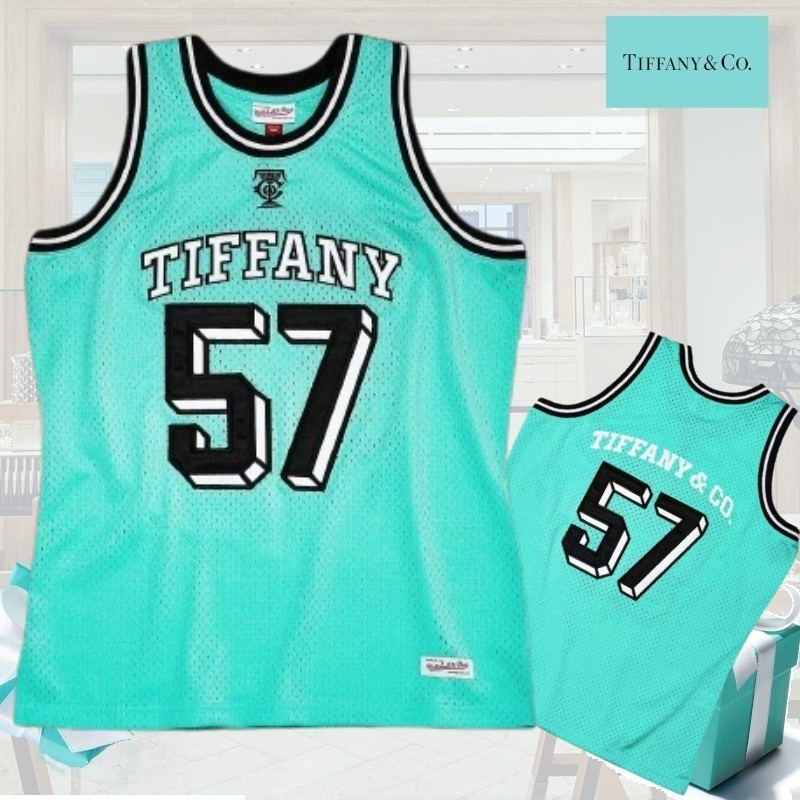 話題コラボ Tiffany & Co. NBA Mitchell&Ness Basketball Jersey