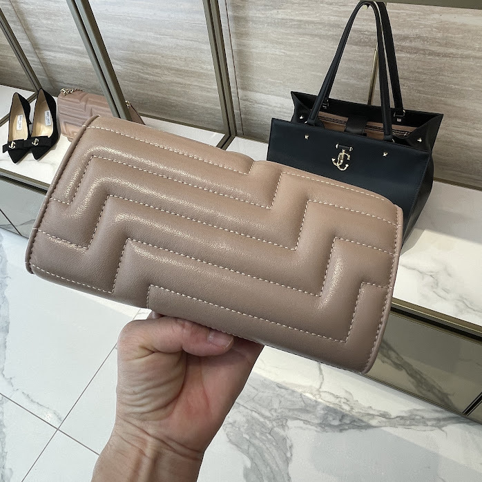 Jimmy Choo AVENUE BALLET チェーンウォレット 財布・小物