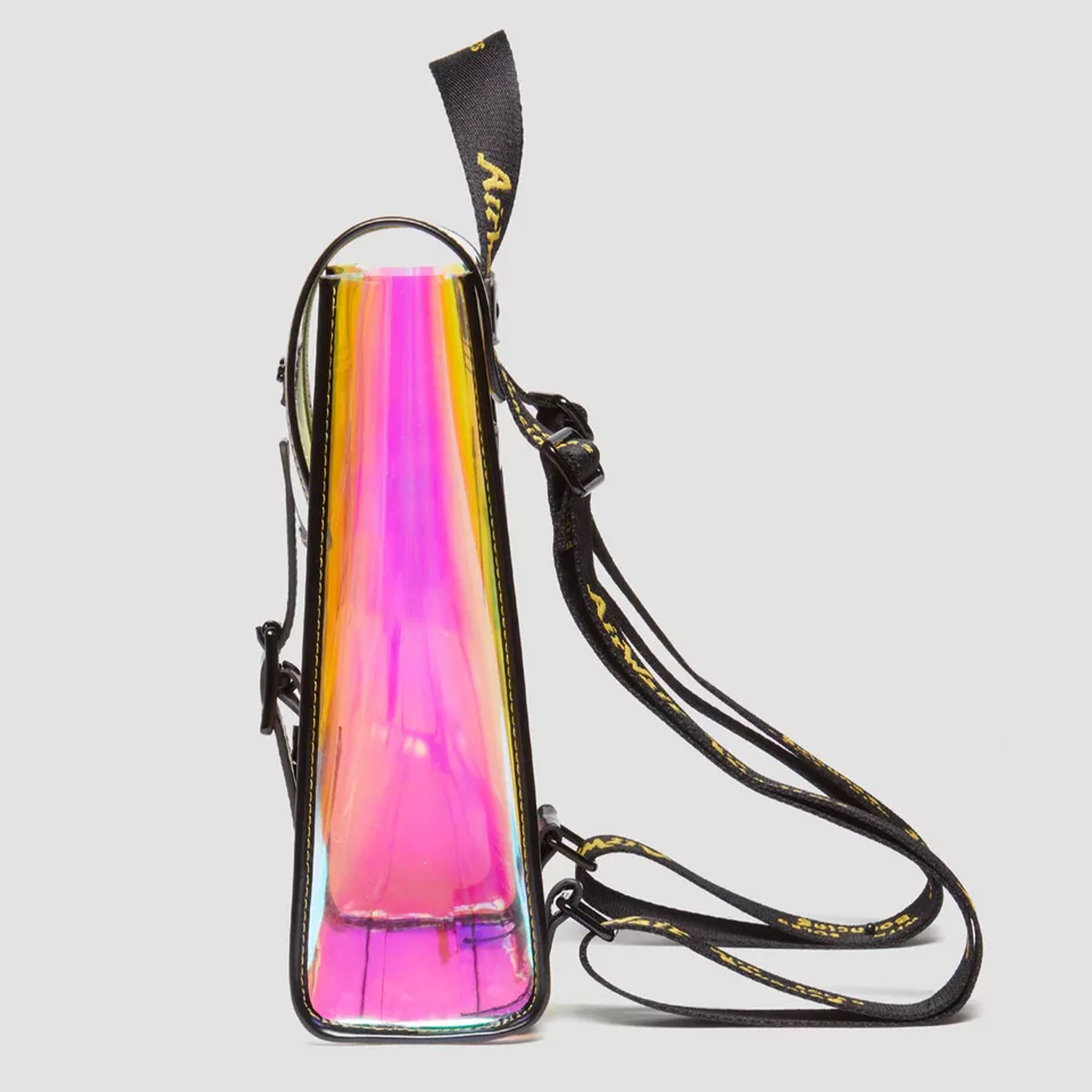 Dr.Martens Iridescent 光沢 クリア素材 ミニバックパック Dr. Martens 光るアイリデセント素材のミニバックパック