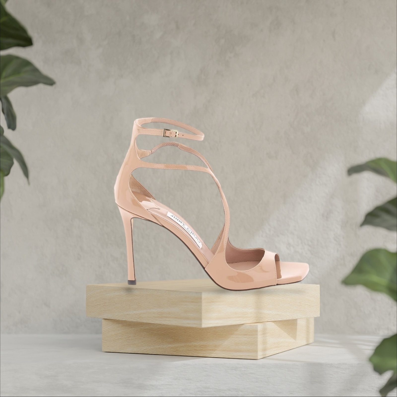 Jimmy Choo＊Azia 95 パテントレザーミュール 9.5cm＊送料込