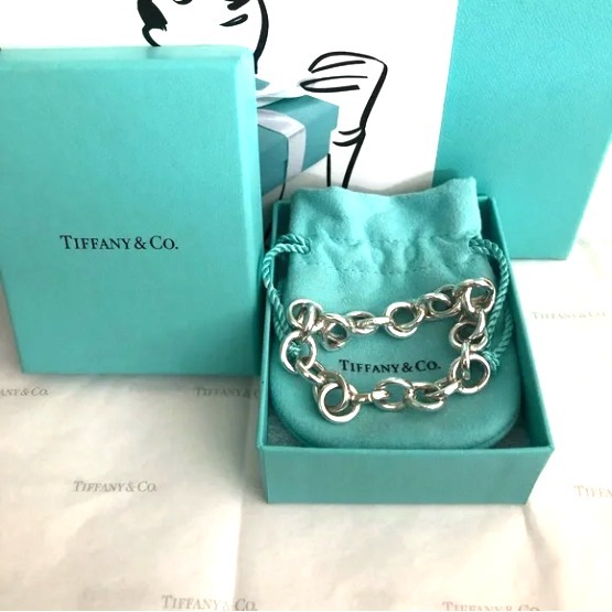 大人気【Tiffany & Co.】ラウンドリンクブレスレット ☆UNISEX☆