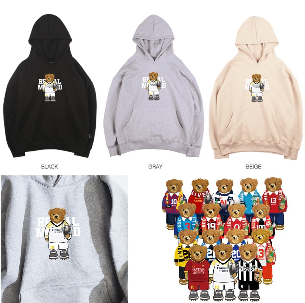 パーカー・フーディ [DRIFTOUT] CHH-111 REAL MADRID SUPPOTERS HOODY [3 COLOR]