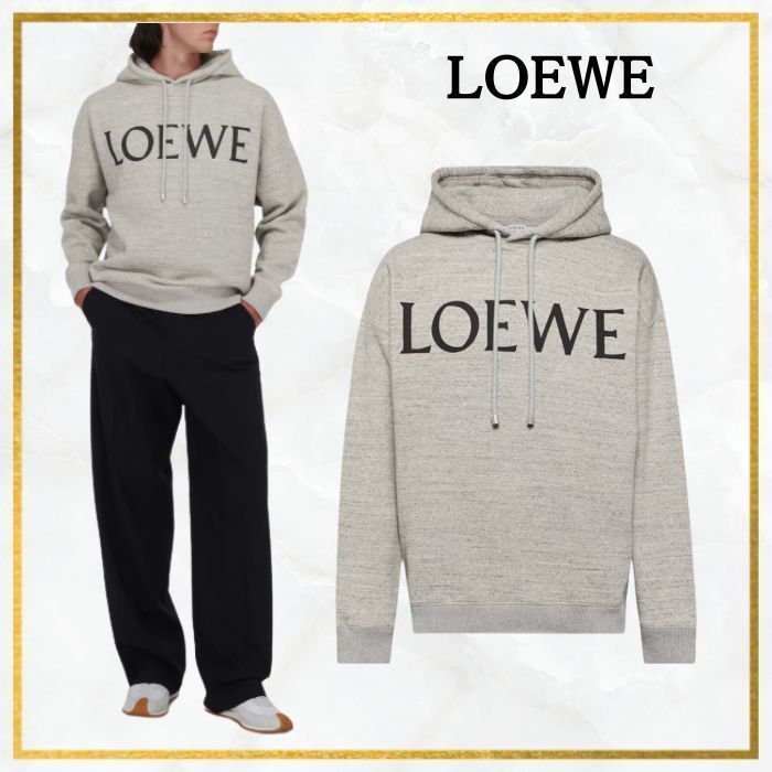 関税込【LOEWE】ロゴ オーバーサイズ フーディー スウェット