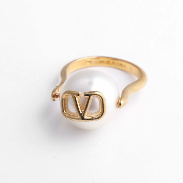 VALENTINO リング J0U83DHC 指輪 Vロゴ パール