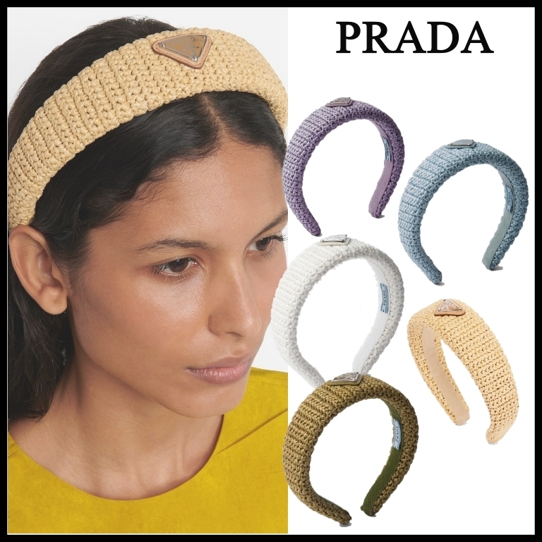 【PRADA】国内未掲載商品 プラダ クロシェ ヘッドバンド