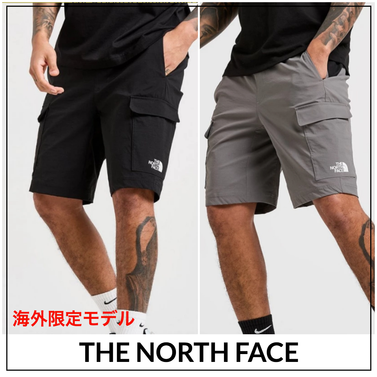【THE NORTH FACE】トリシュル カーゴ ショートパンツ 海外限定☆UK発 THE NOTRH FACE ´Trishul´ カーゴパンツ ハーフ