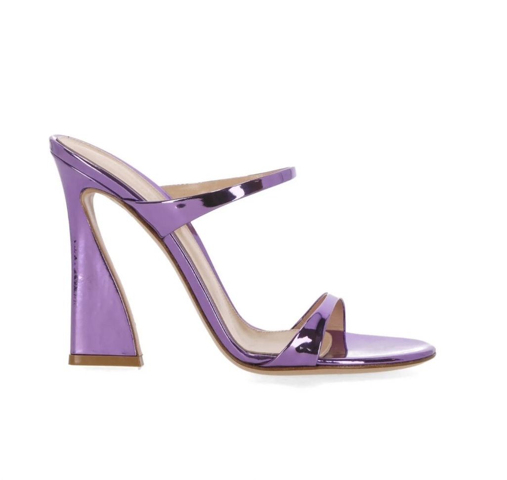 VIP SALE《Gianvito Rossi》Aura 105mm メタリック サンダル