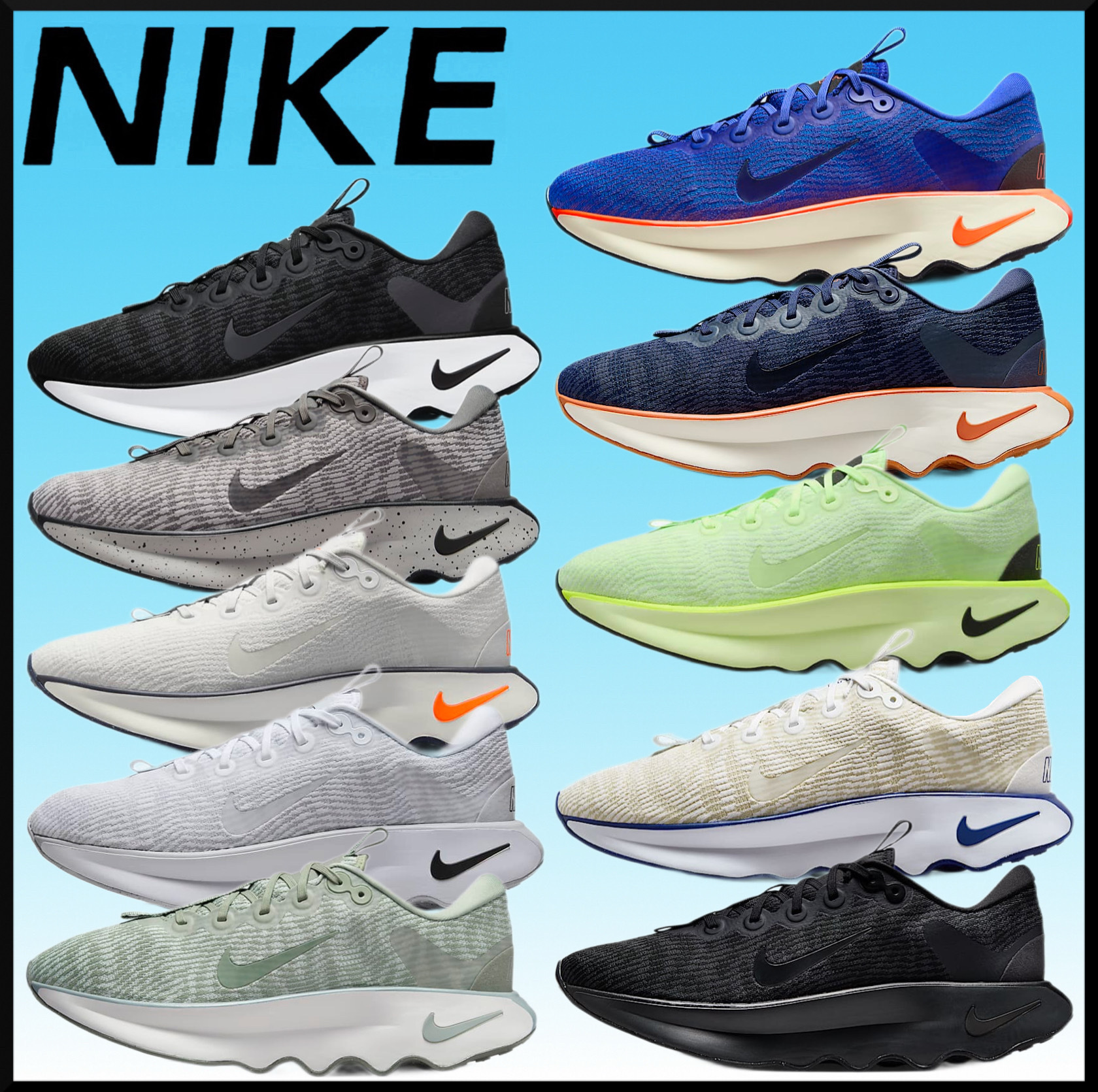 ギフト★Nike ナイキ モティバ メンズ ウォーキングシューズ