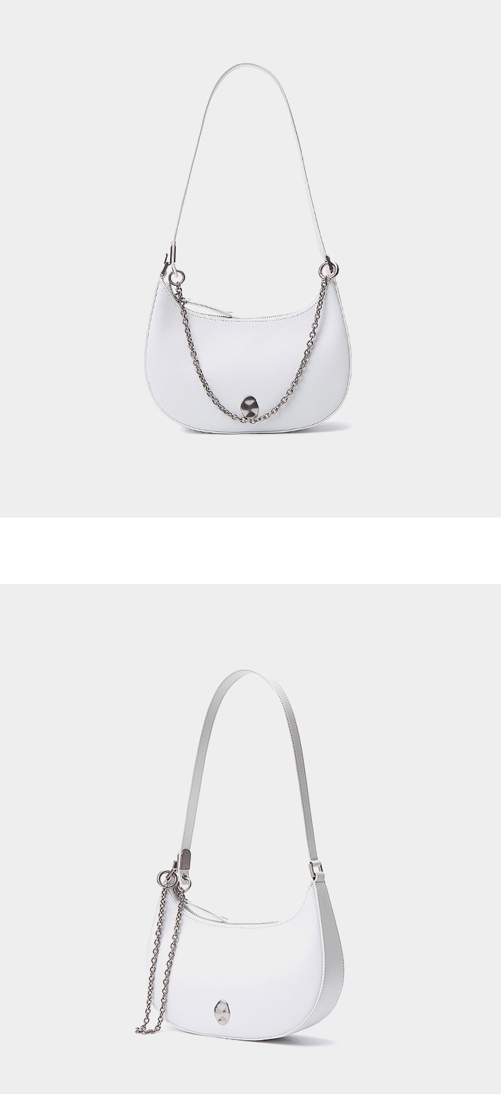 ○OSTKAKA○KNOT MINI HOBO バッグ 本革 韓国人気 (OSTKAKA