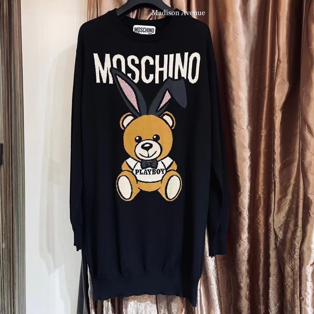 MOSCHINO - Ready To Bear Playboy ニットワンピース