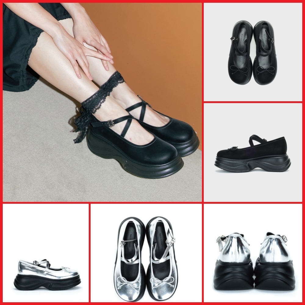ジェニ着用★THREE TO EIGHTY★STRAP MARY JANE PLATFORM