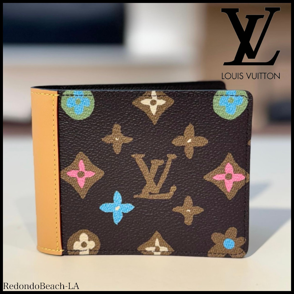 【遊び心溢れる】★LOUIS VUITTON★折り畳み財布