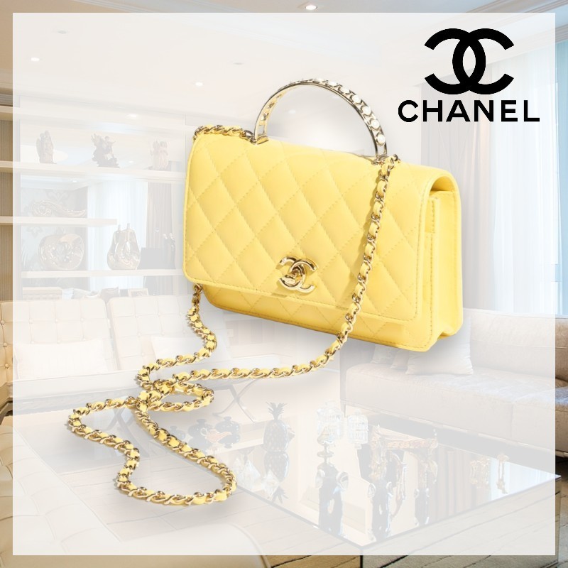 【春に大活躍間違いなし☆】 CHANEL CCロゴ チェーンウォレット