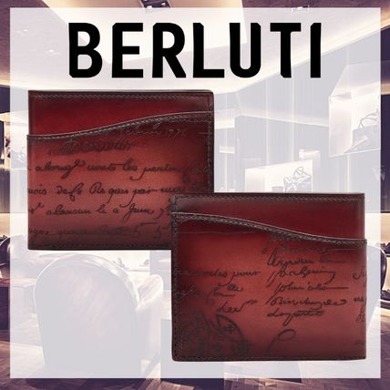 【Berluti】個性的☆Makore Gradiant Scritto レザーウォレット Berluti】個性的☆Makore Gradiant Scritto レザーウォレット