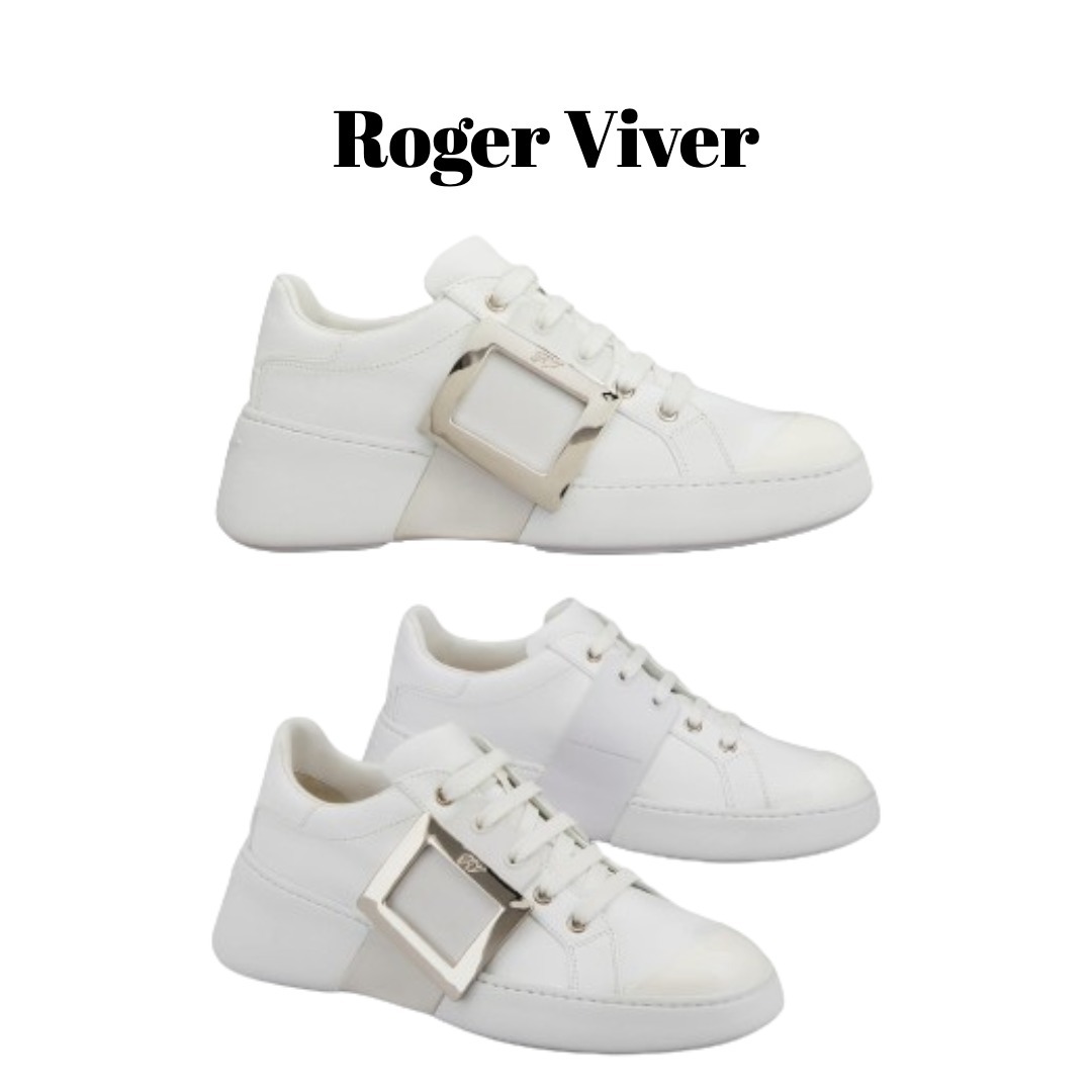 関税・送料込み【Roger Viver】ヴィヴ スケート メタル バックル