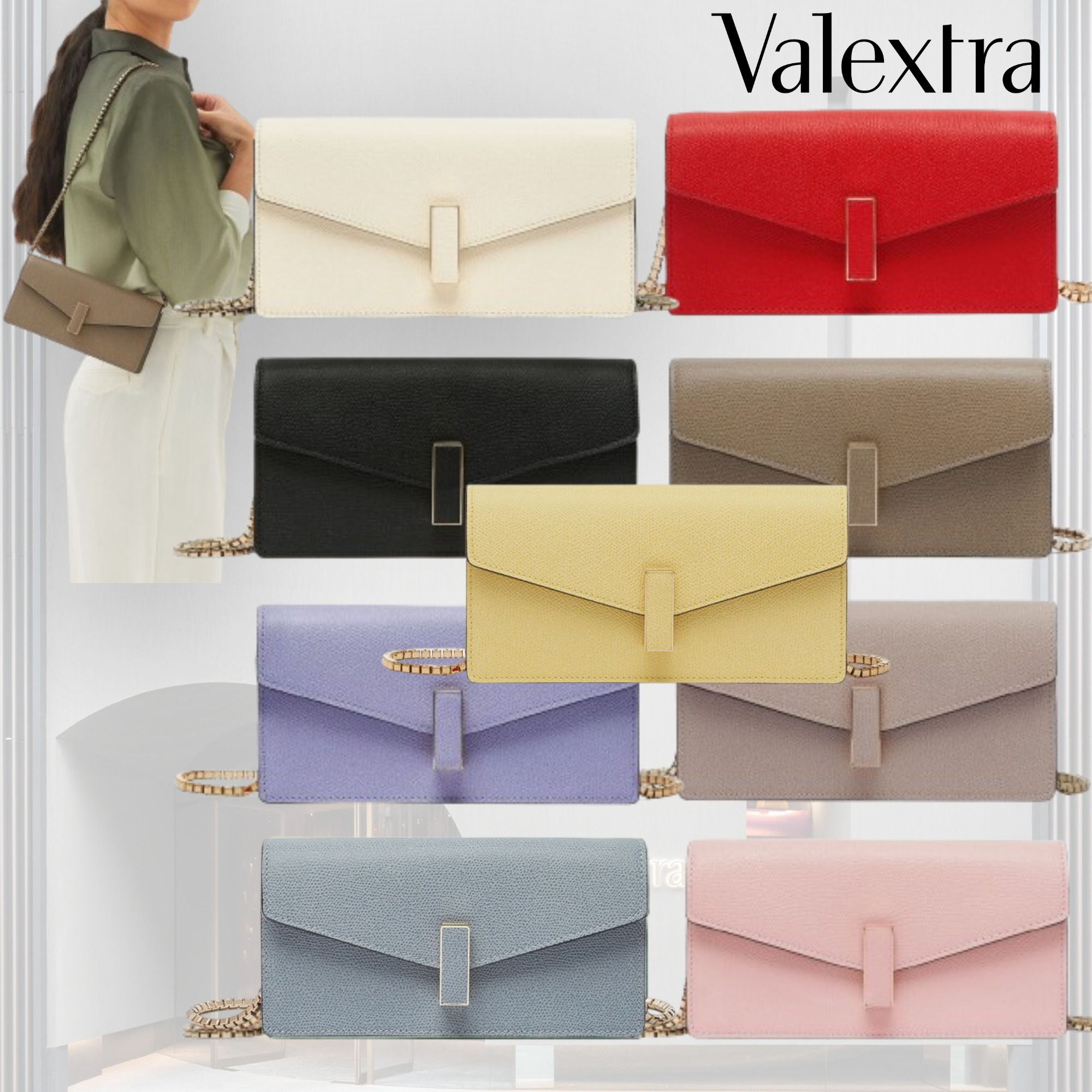 直営店買付【Valextra】Iside イジィデ クラッチバッグ