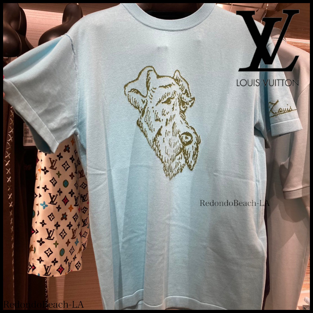 【渋顔ドッグフェイスが粋】LOUISVUITTON★Tシャツ