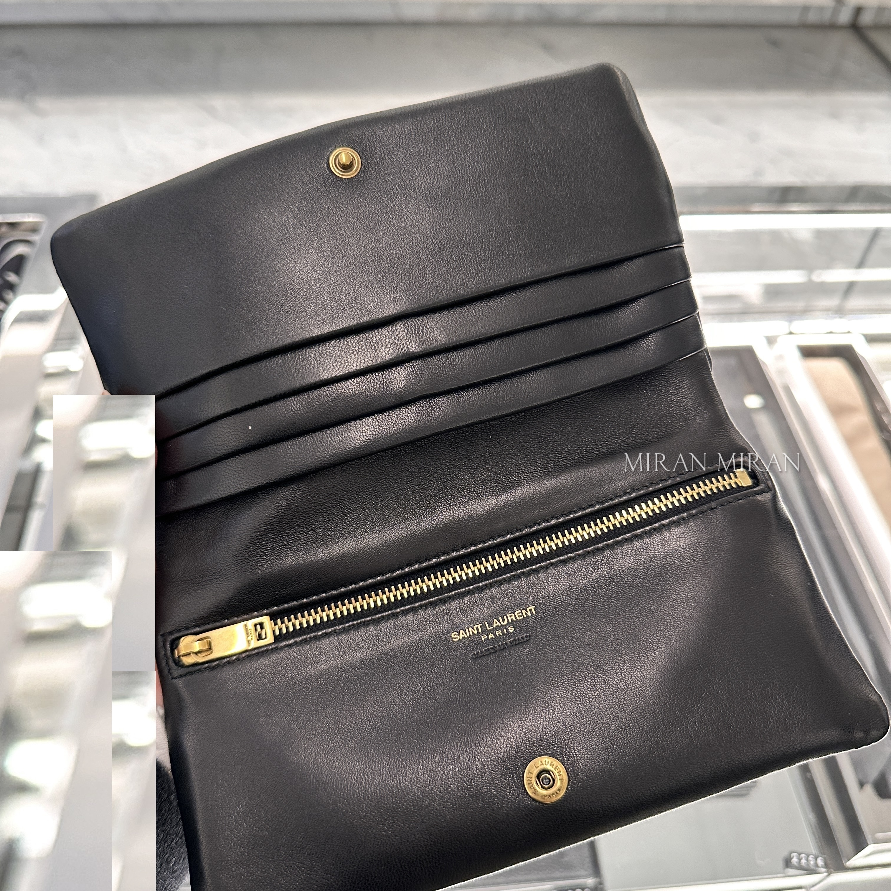 SAINT LAURENT】 CALYPSO カリプソ ラージウォレット (Saint