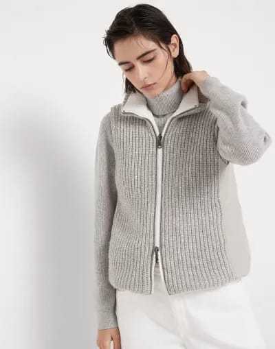 《送料無料》 BRUNELLO CUCINELLI reversible sleeveless jacket