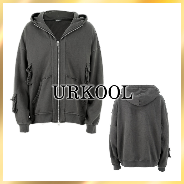 国内発送/関税込☆URKOOL☆カーゴ ジッパー パーカー☆
