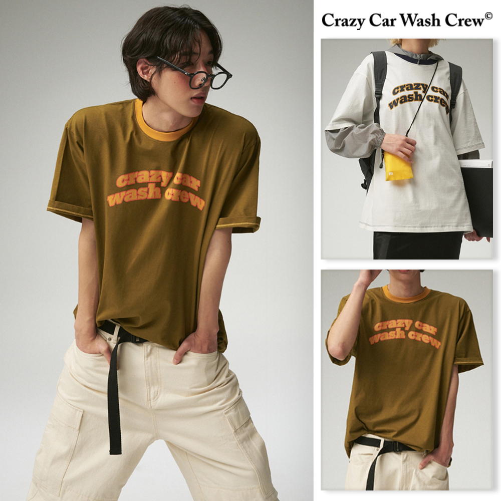 【Crazy Car Wash Crew】24SS★ CREW RINGER T-SHIRTS